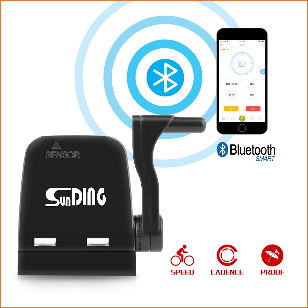 SUNDING SPEED and CADANCE ตัววัดรอบขาและความเร็วสำหรับจักรยานจาก SUNDING (ฺBLUETOOTH)