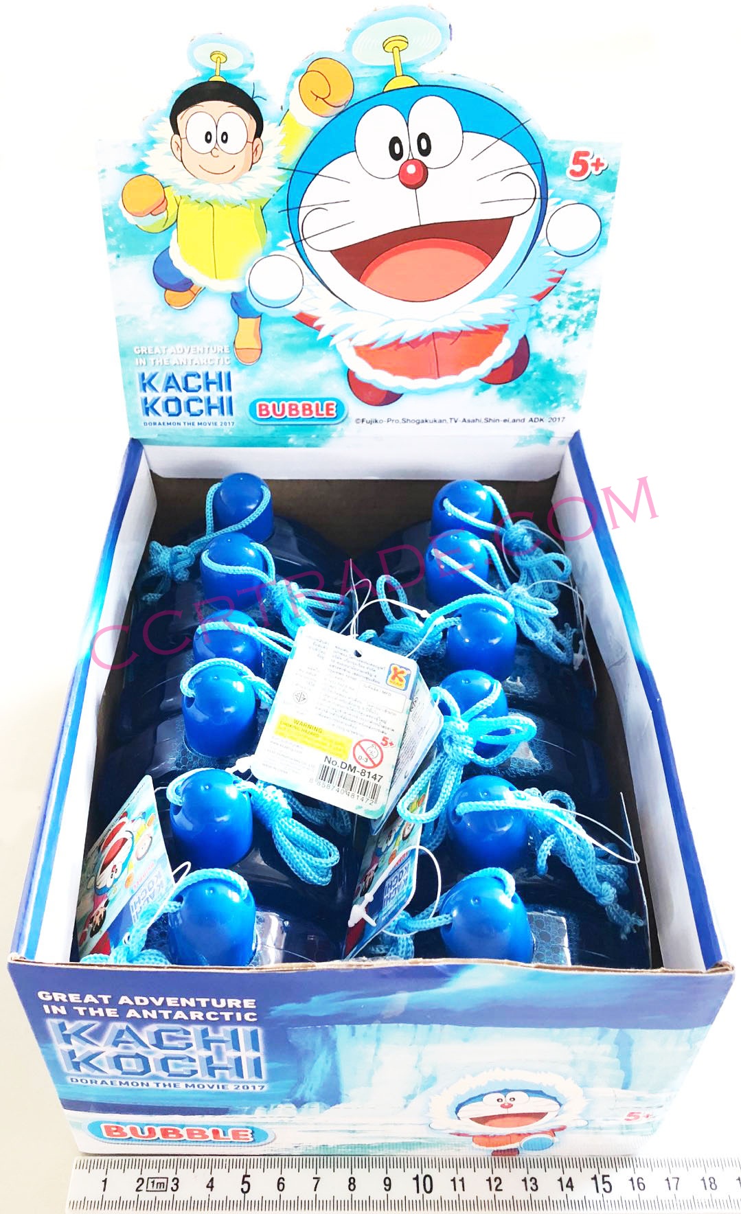 เป่าฟองใสโดราเอม่อนกล่อง 16.5 ซม.(ลิขสิทธิ์แท้)