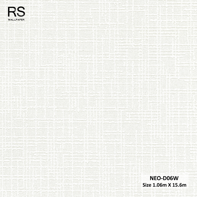 วอลเปเปอร์ สีขาว NEO-D06W