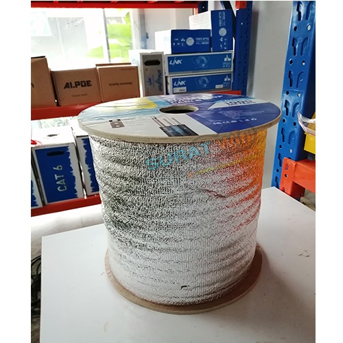 GLINK สาย Fiber Optic 1 CORE มีสลิง 1000 เมตร รุ่น GL-FPSL1CORE 1000M