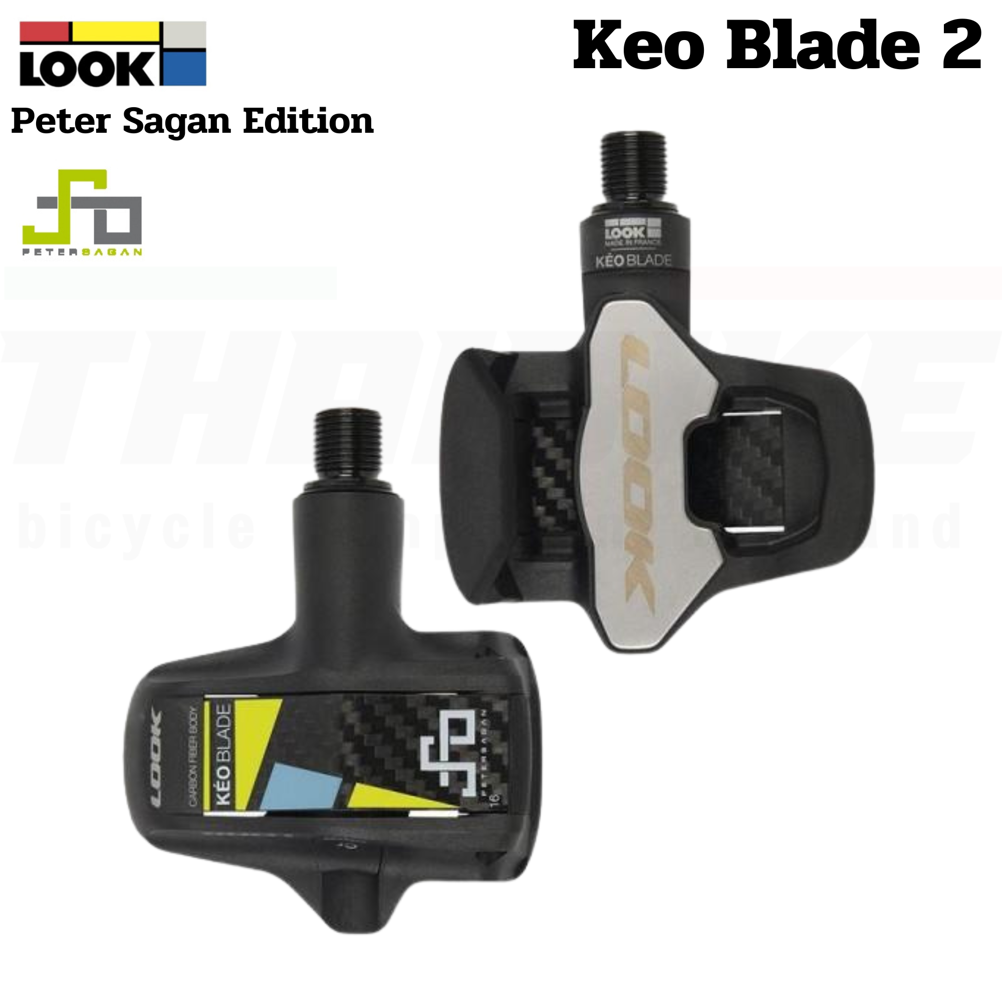 บันไดจักรยานเสือหมอบ คาร์บอน LOOK KÉO BLADE 2 CR12 CONTADOR Peter Sagan Edition