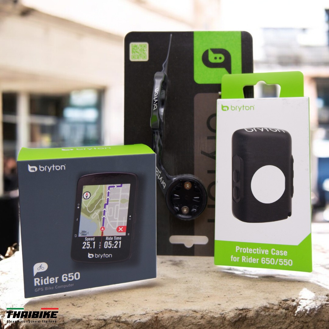 Bryton Rider 650 ไมล์จักรยาน GPS จอสี นำทางได้ แบตอึด เครื่องภาษาไทย พร้อมชุดของแถม
