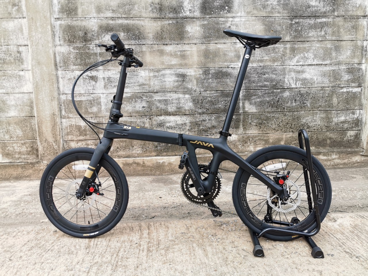 จักรยานพับได้คาร์บอนแท้ JAVA ARiA 18sp น้ำหนักเบา พับได้ Full Carbon FoldingBike