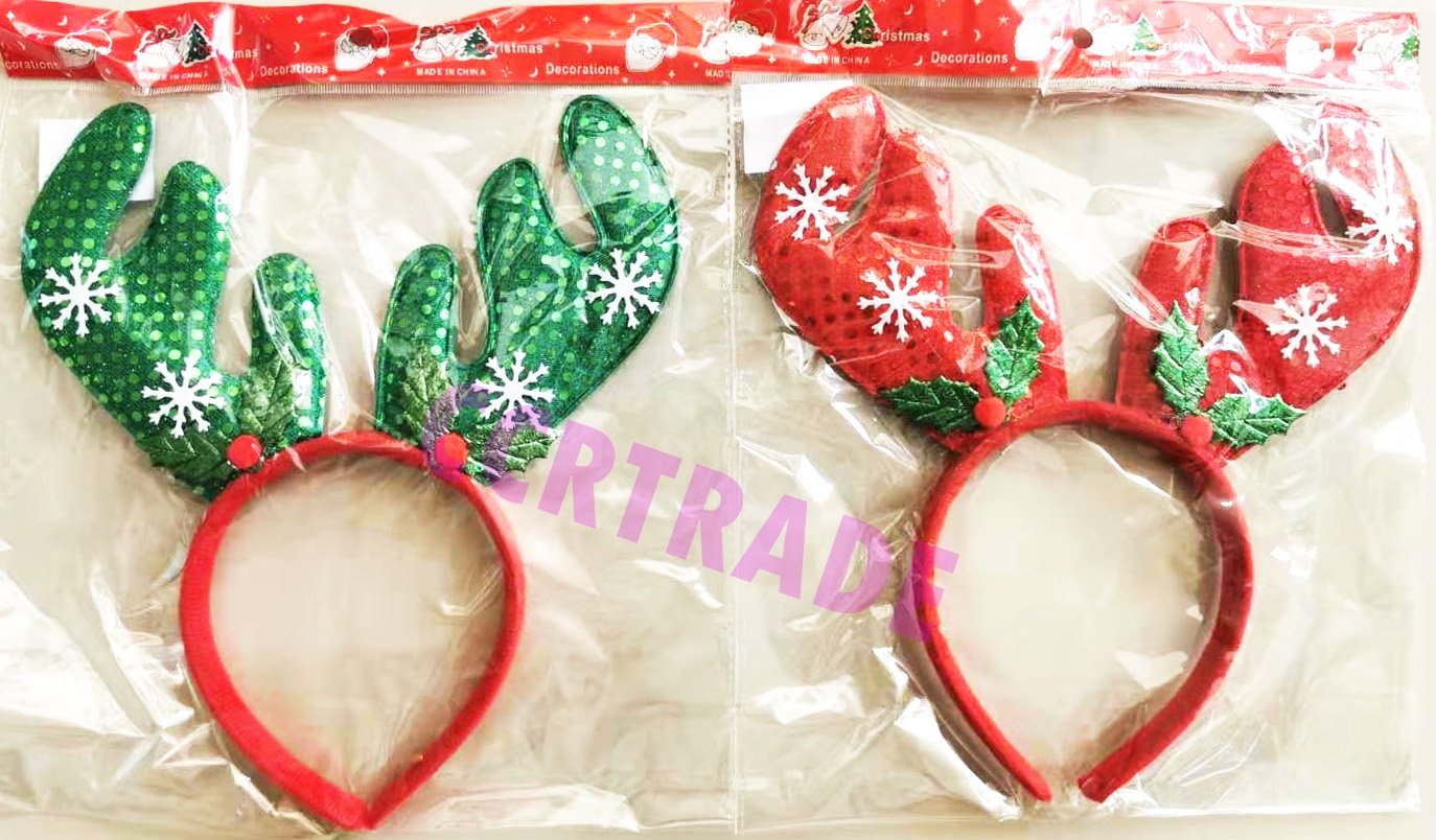 คาดผมเขากวาง สีสะท้อน 23x24 ซม.