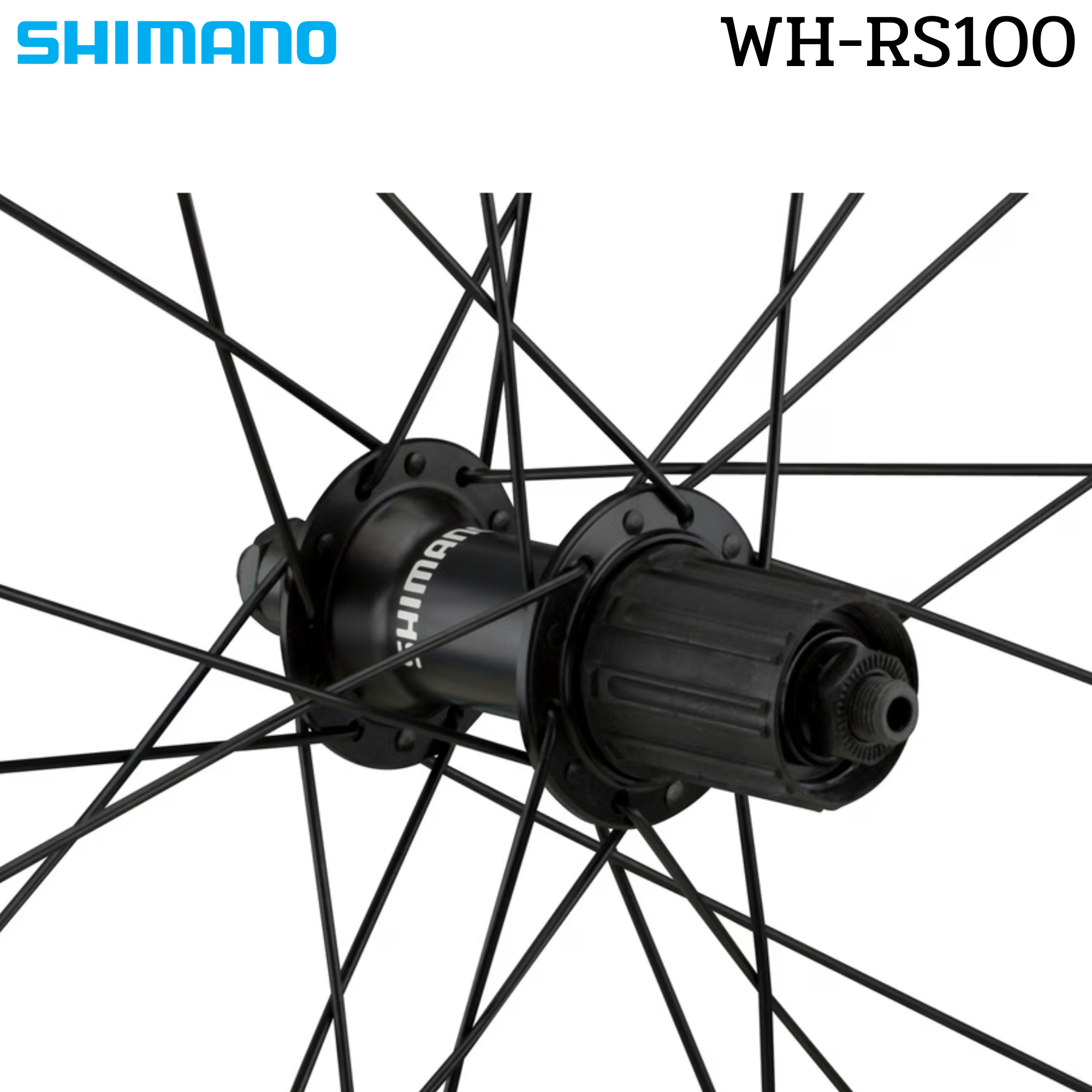 วงล้อชุด SHIMANO 700C WHRS100 ALLOY F/R 20/24H, 10/11-SPEED