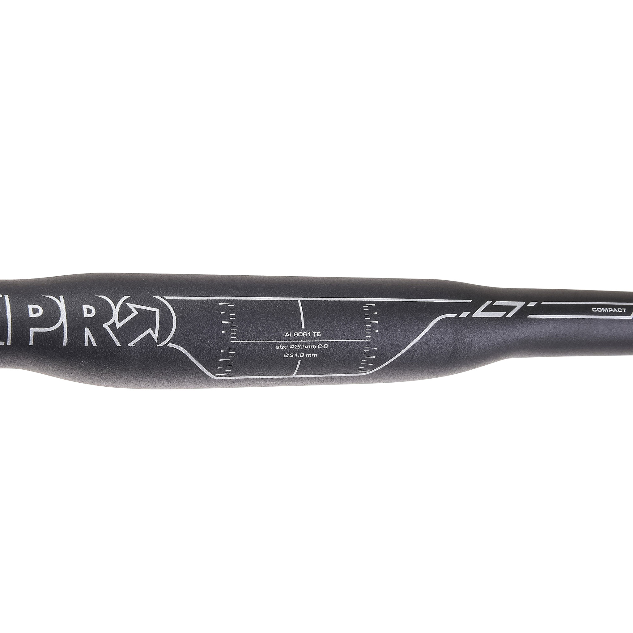 แฮนด์จักรยานเสือหมอบ SHIMANO PRO LT COMPACT ERGO สีดำ