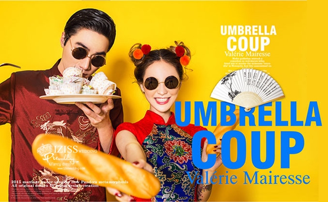 PW377 - **พร้อมส่งค่ะ** ชุดกี่เพ้าสีแดงทั้งเซ็ท ชุดคู่ถ่ายพรีเวดดิ้ง (prewedding dress) & ชุดแต่งงานแฟนซี (Fancy wedding dress)ชายหญิง "ธีมสีแดง"