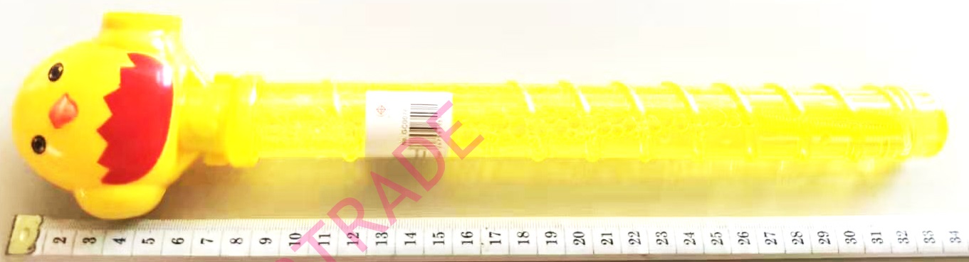 กระบองเป่าฟองกุ๊กไก่ มีเสียง 32 ซม.กล่อง (1x18)