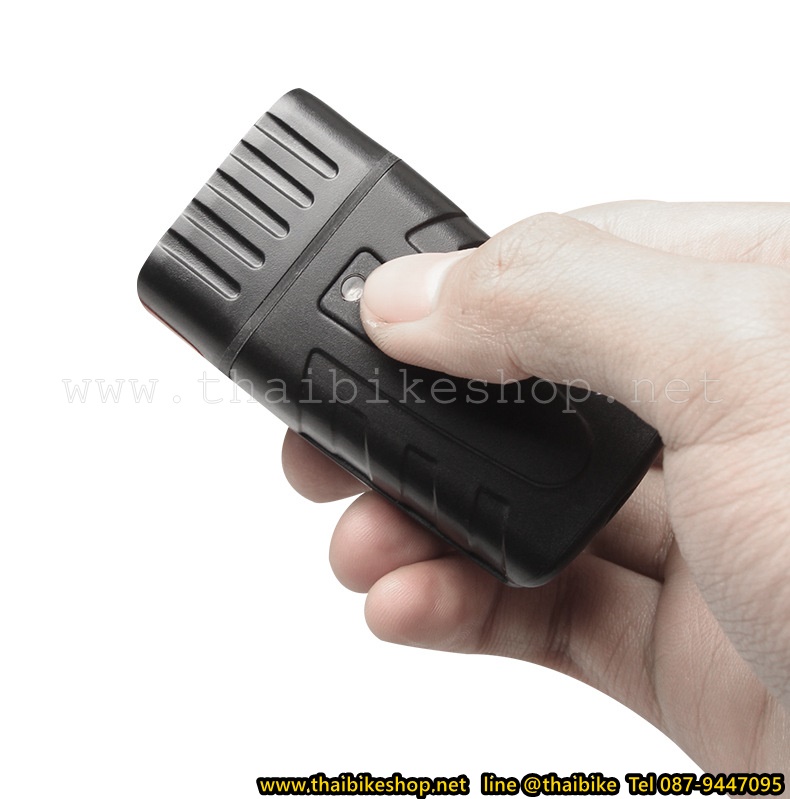 ไฟหน้าชาร์จ USB HJ-050 เหมาะสำหรับการติดกับ MOUNT จับไมล์ ไฟหน้าจักรยาน