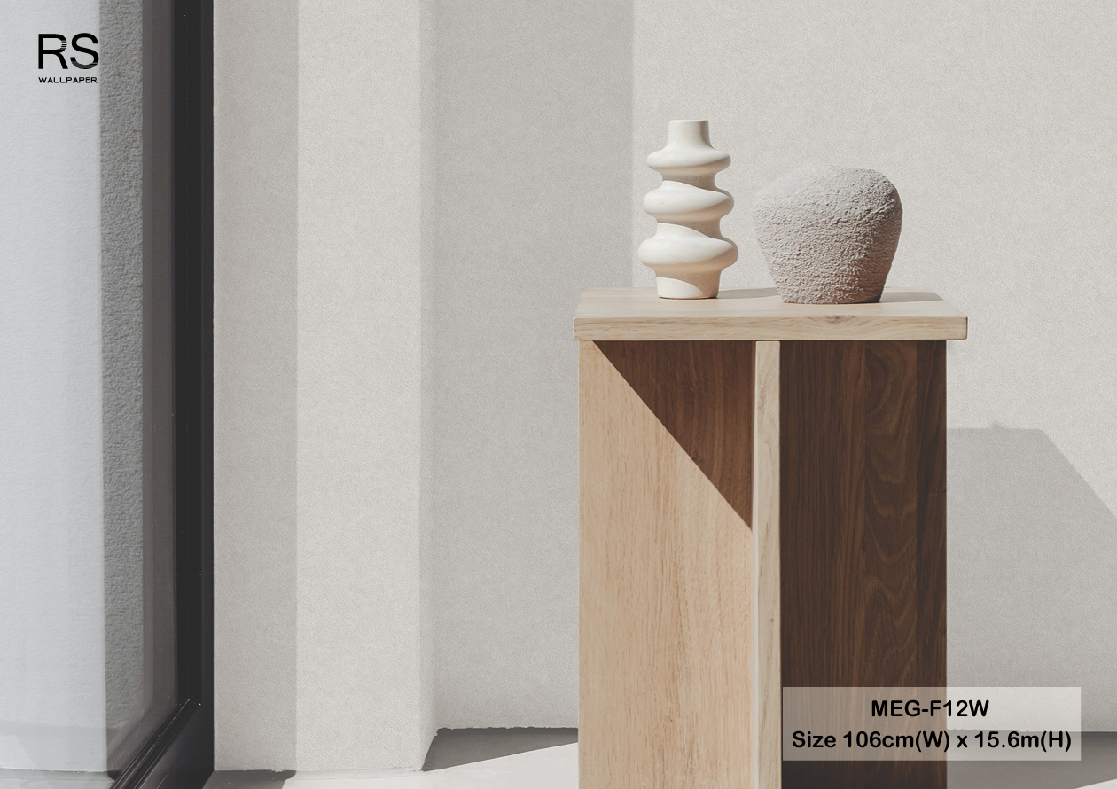 วอลเปเปอร์ สีเทาอ่อนสว่าง MEG-F12W