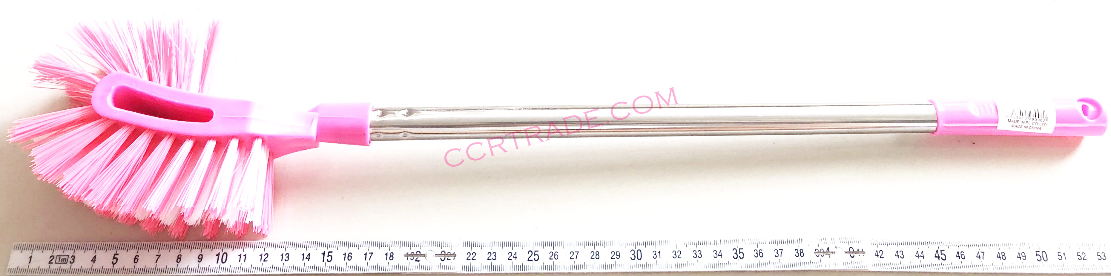 แปรงขัดห้องน้ำ 2 หัวด้ามสแตนเลส 54 ซม.