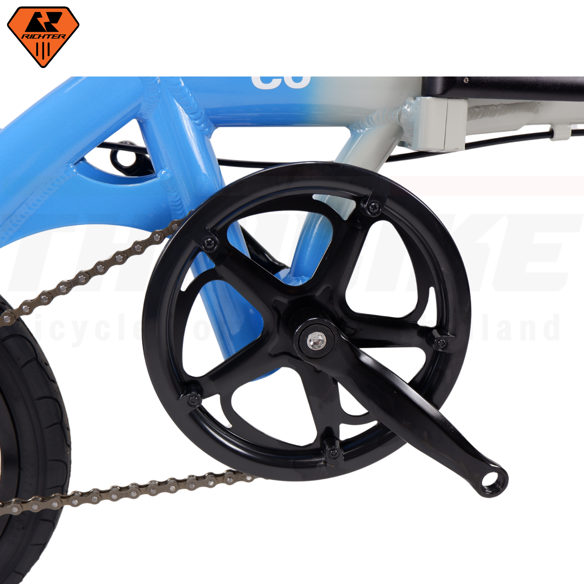 รถจักรยานพับได้ RICHTER CO2 อลูมิเนียม สุดเบา รถพับล้อ 14 นิ้ว พกพาสะดวก