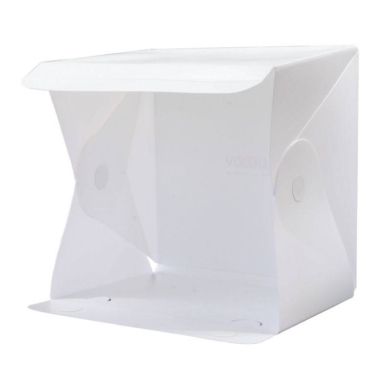 Woody Portable Foldable Photography Studio with LED Light กล่องถ่ายภาพ พับได้ พร้อมไฟ LED ขนาด 40x40x40 cm.