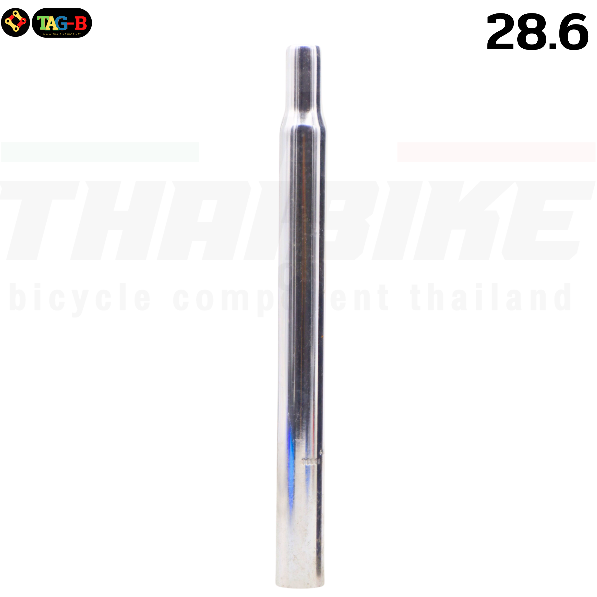 หลักอานจักรยานเหล็กแบบเสียบ ขนาด 25.4 27.2 28.6 30.4 31.6 ยาว 300/350มม.