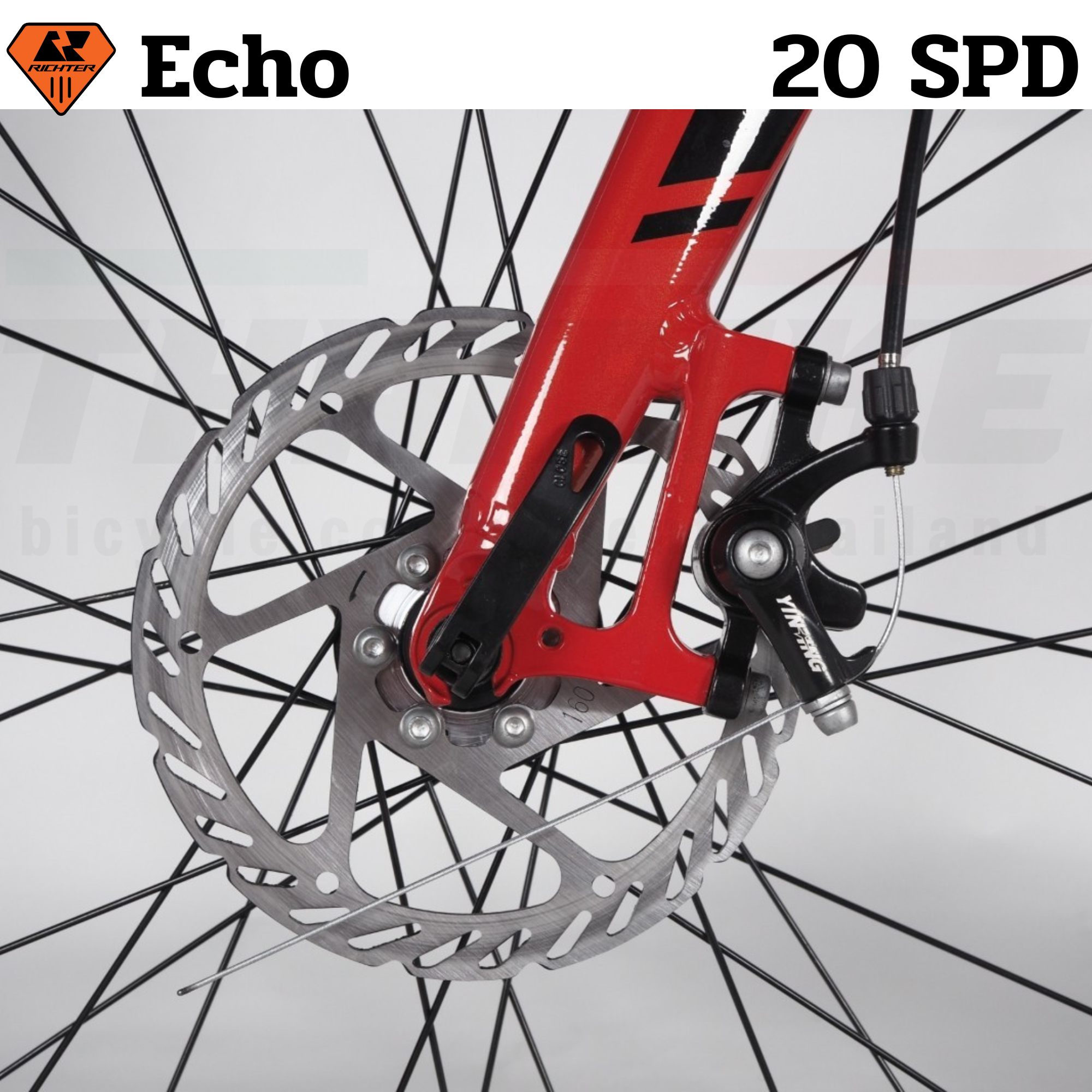 จักรยานเสือหมอบดิสก์เบรค Richter Echo อลูมิเนียม 20SPD 700C