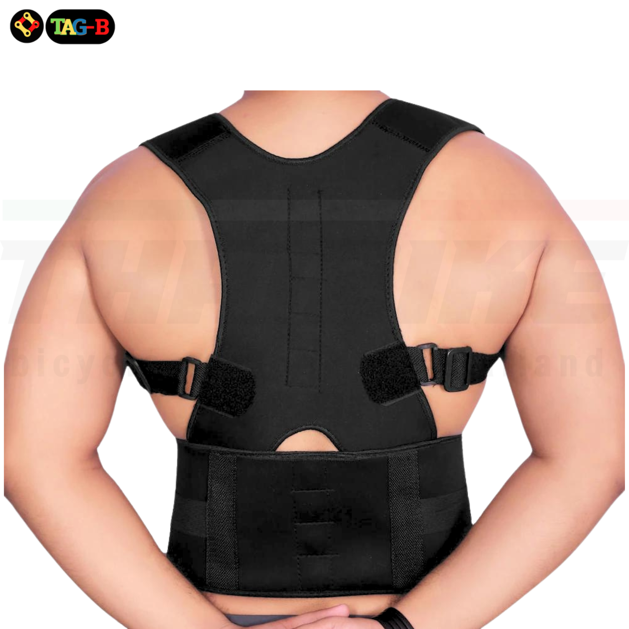 แผ่นรัดเอวพยุงหลัง แก้ปวดหลัง ด้วยพลังเม็ดแม่เหล็ก