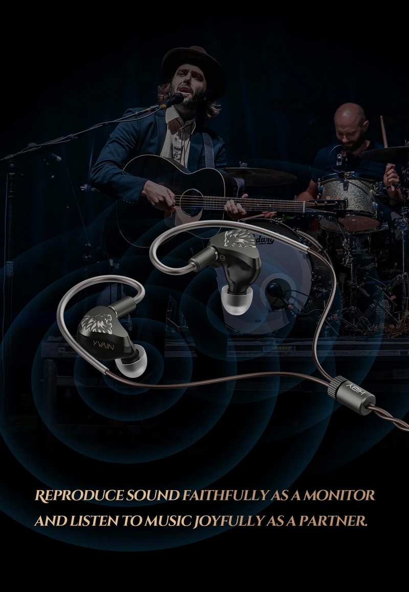 Hiby Yvain หูฟัง IEMs 4BA ไดร์เวอร์ Crossover 3 ทาง บอดี้เรซินเกรดการแพทย์ ประกันศูนย์ไทย
