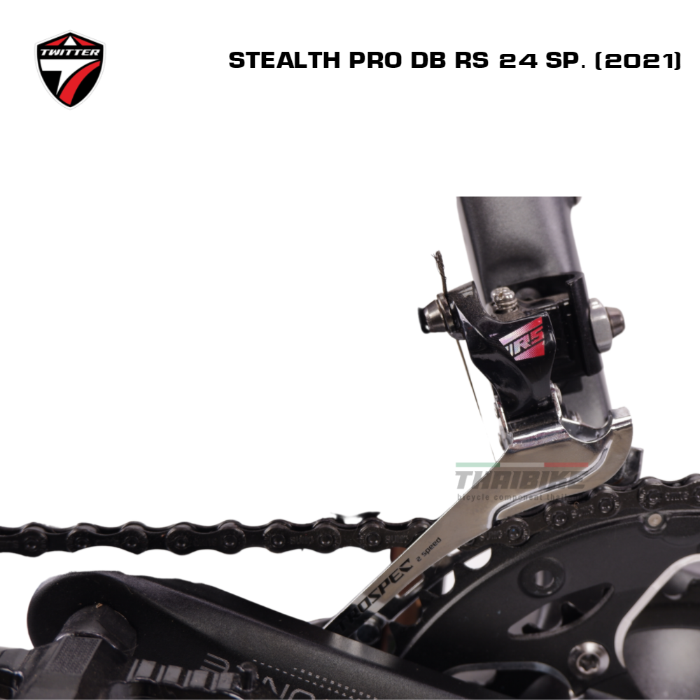ดิสเบรค รถจักรยานเสือหมอบคาร์บอน 24 เกียร์ T.WITTER Stealth DB PRO RS 24
