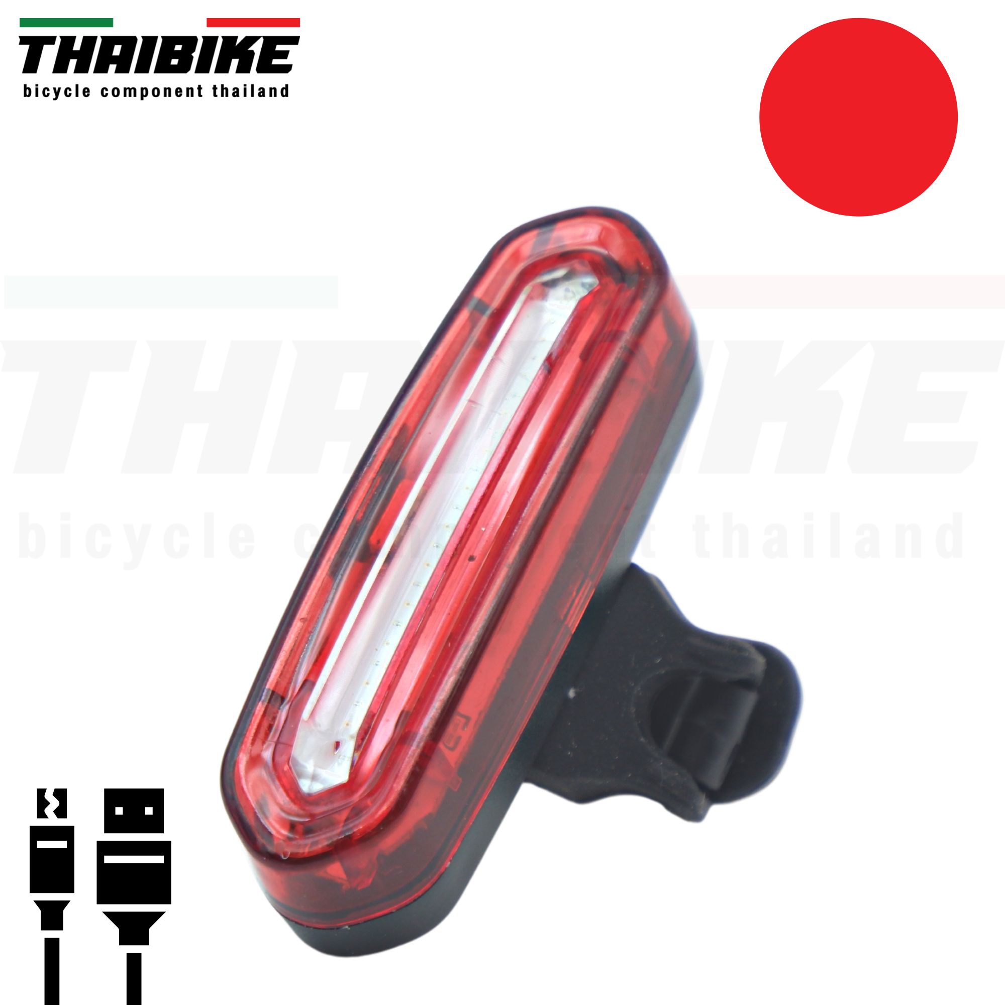 ไฟท้ายจักรยานชาร์จ USB AQY HYD-1860 AQY-096 รุ่น NQY