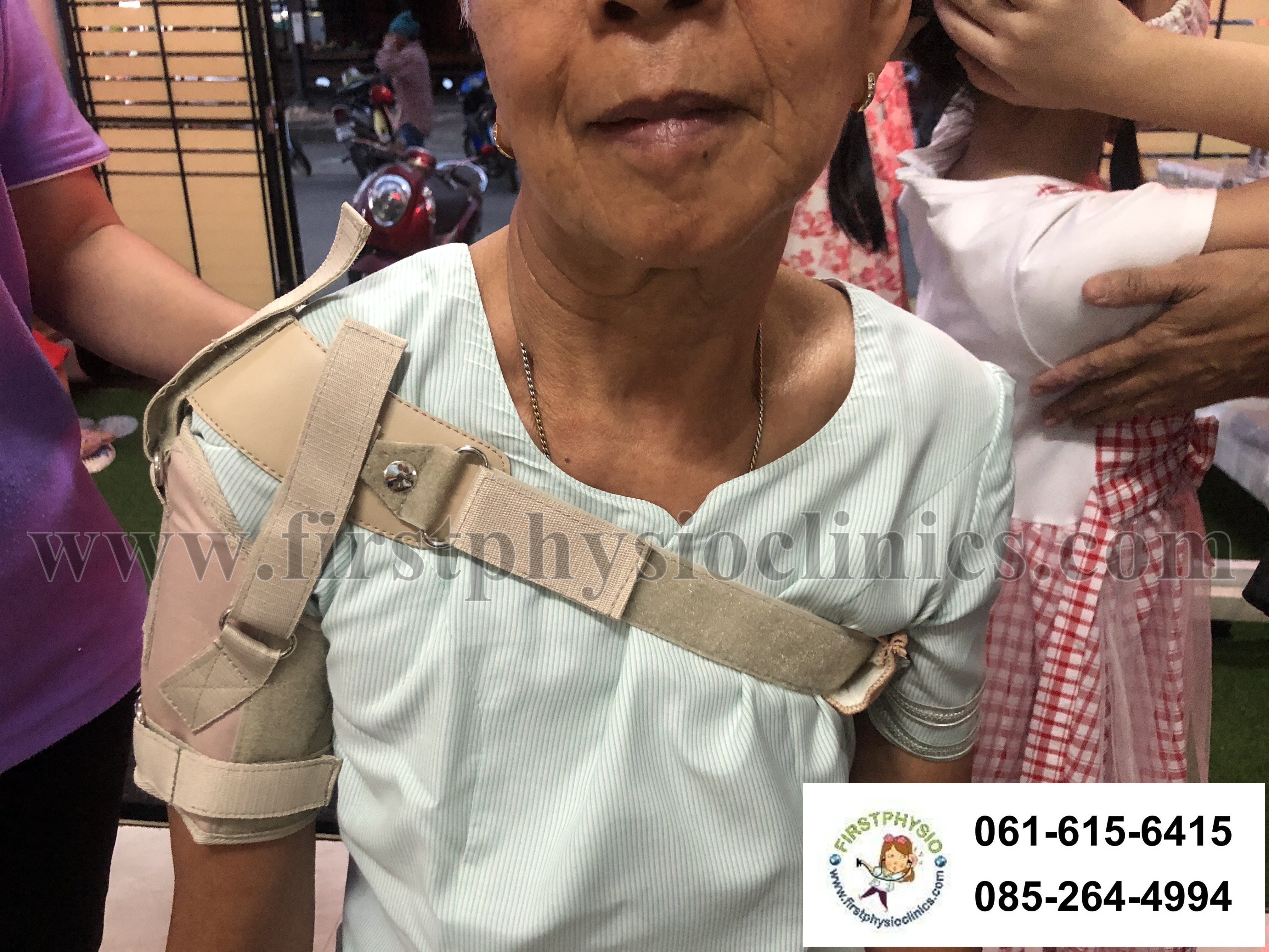 พยุงข้อไหล่หลวม พยุงไหล่ ที่พยุงไหล่ สายรัดพยุงไหล่ปรับได้ ประคองหัวไหล่ สายรัดไหล่ สายรัดพยุงไหล่ shoulder support Bobath Sling