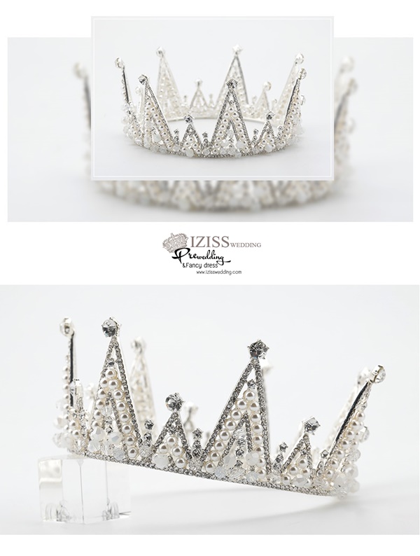 AC016 **พรีออเดอร์**ชุดเทียร่า มงกุฎเพชร ชุดเครื่องประดับเจ้าสาวสวยหรูดุจเจ้าหญิง