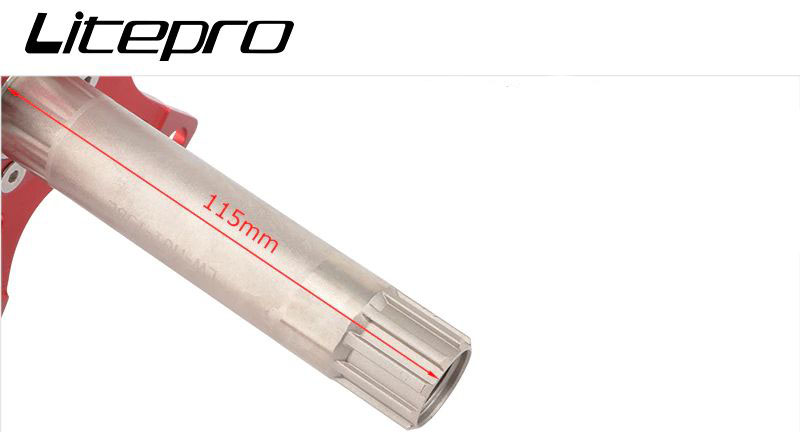 ชุดขาจาน Litepro EDGE Cranks Crank BCD 130 170mm for road bike