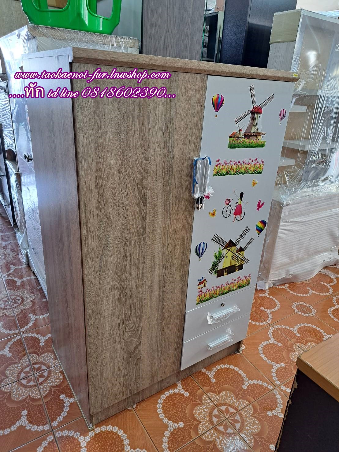 WC-80BM ตู้เสื้อผ้าเด็ก 80 ซม.