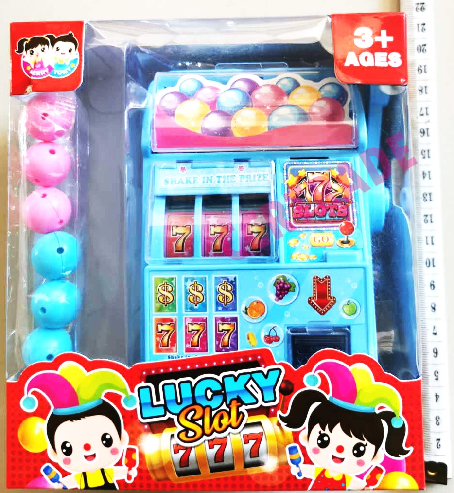 ตู้สล็อตมือโยก+บอลรางวัลกล่อง 13.5x15 ซม.(1x3)