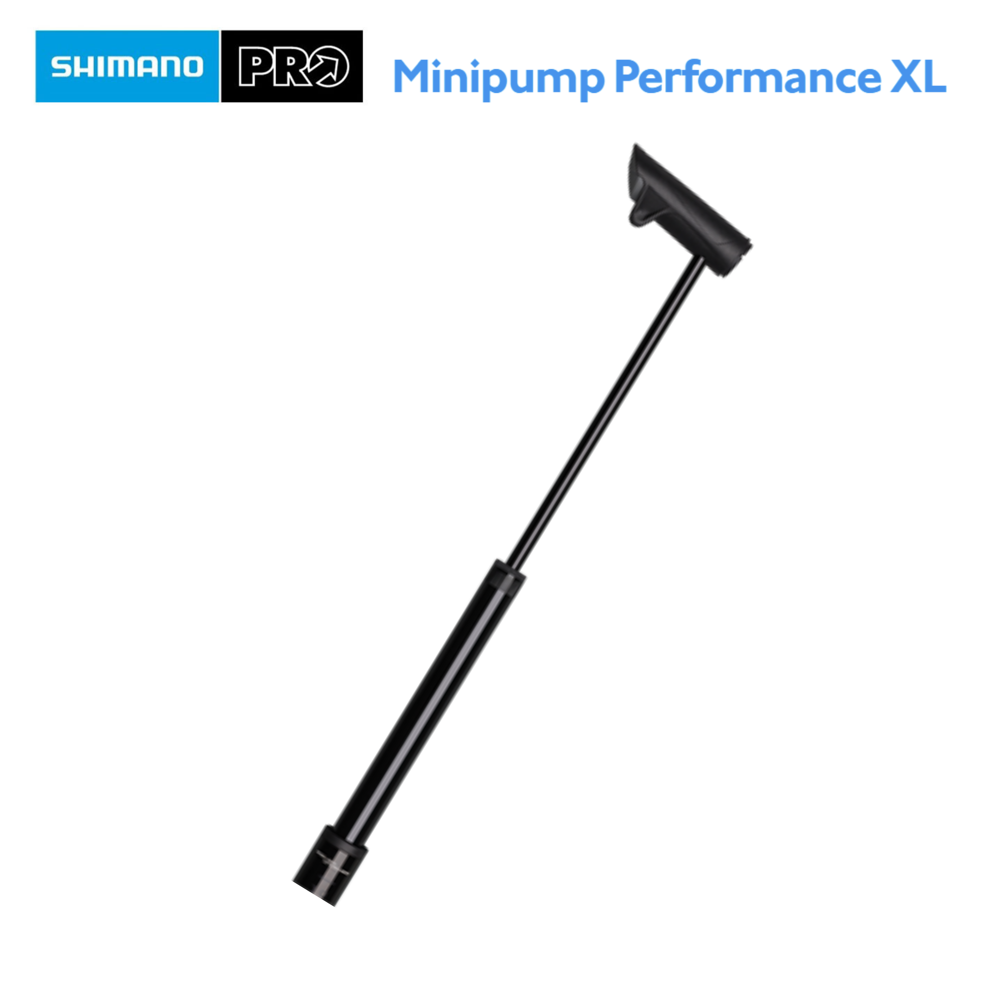 สูบจักรยานแบบพกพา SHIMANO PRO รุ่น PERFORMANCE XL มีที่เหยียบ