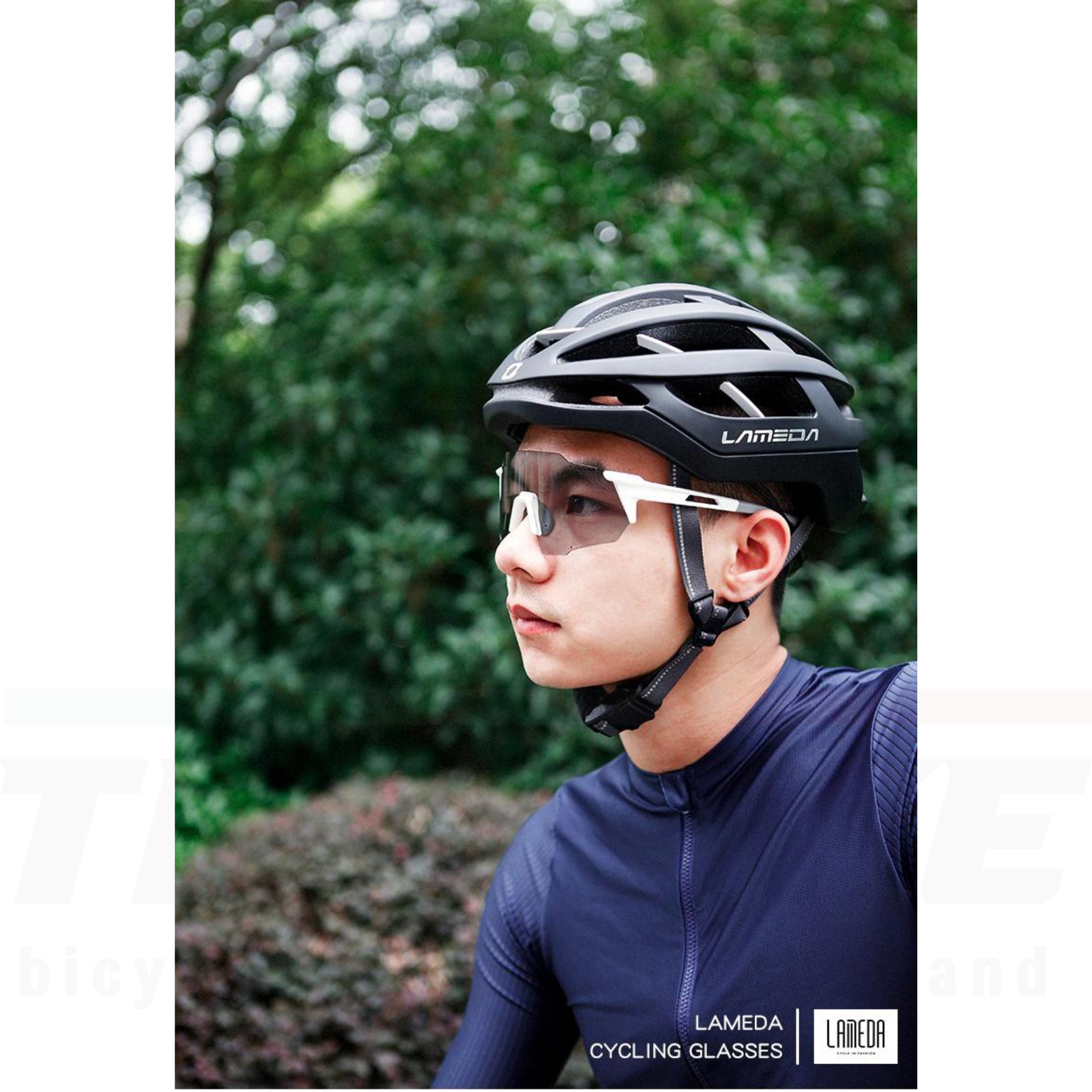 แว่นตาปั่นจักรยาน เลนส์ออโต้ เลนส์POLARIZE LAMEDA Cycling Glasses Anti-Ultraviolet Polarized