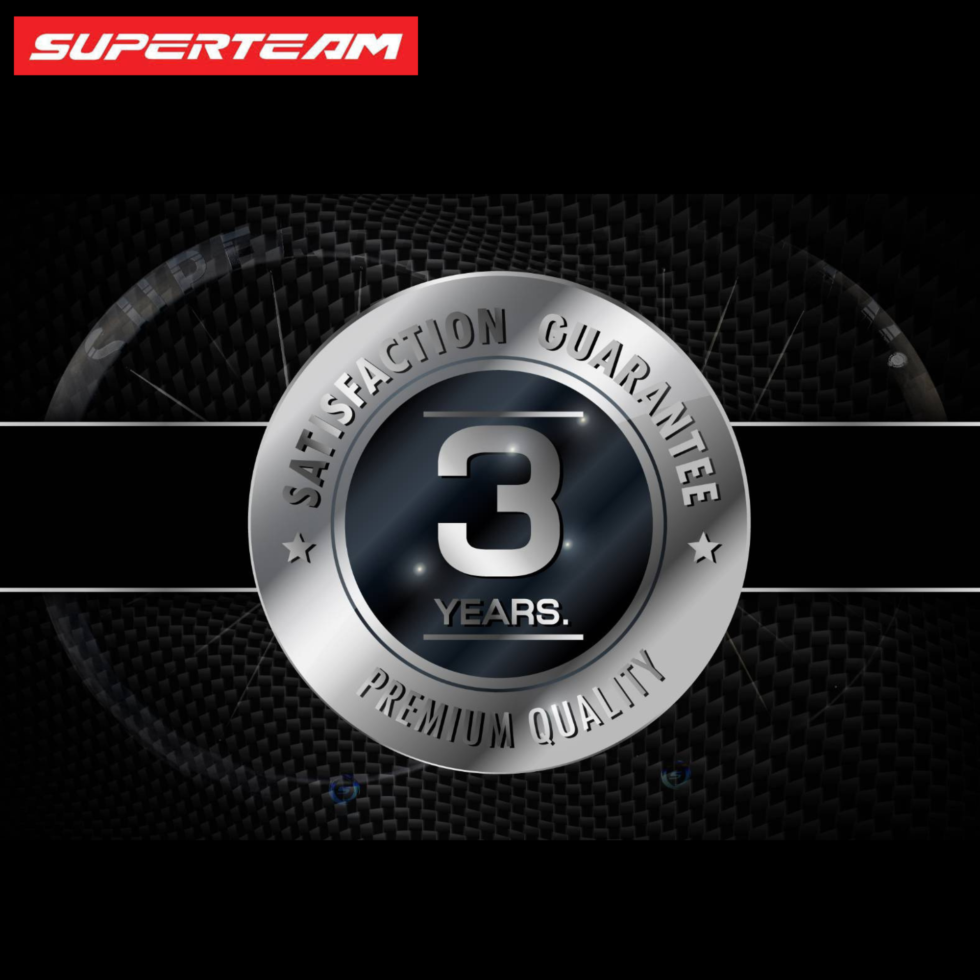 ล้อจักรยานเสือหมอบคาร์บอนดิสก์เบรค SUPERTEAM ซี่คาร์บอน