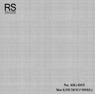 วอลเปเปอร์ ลายกระสอบสีเทาปนขาว No.SIG-D15