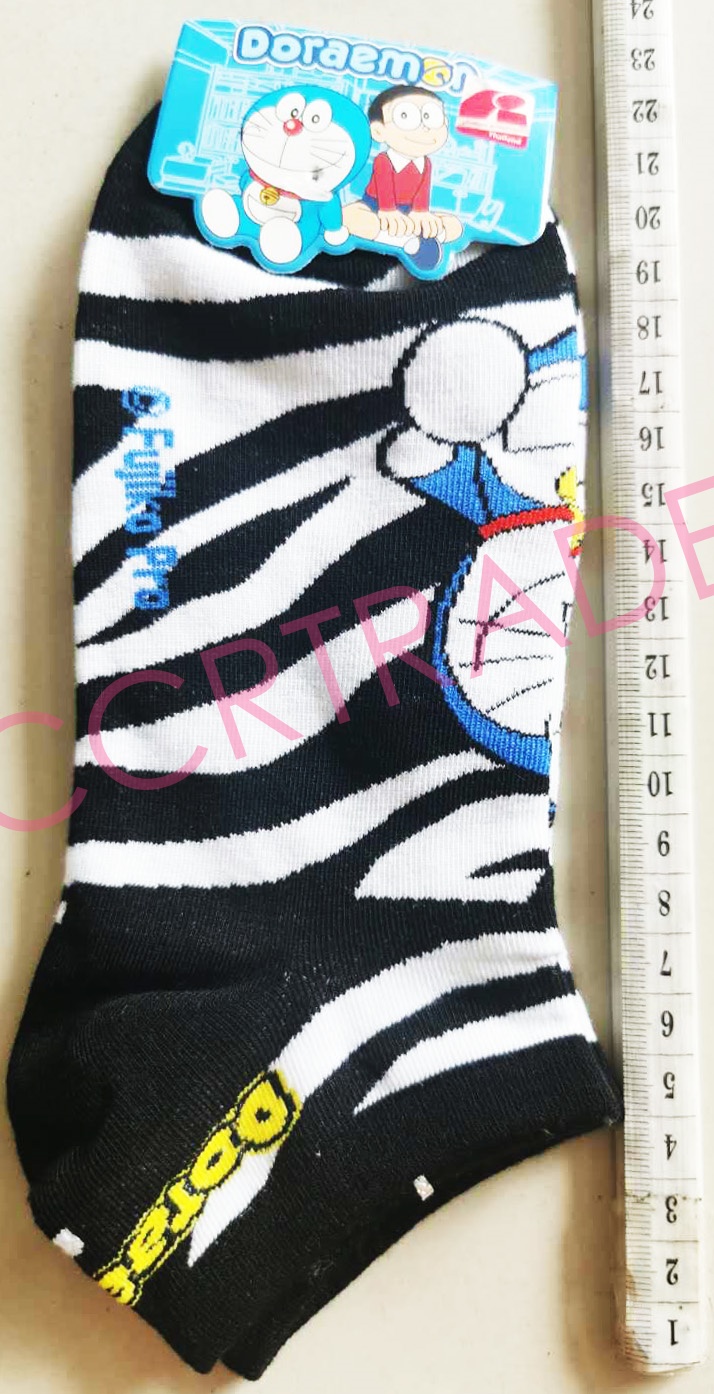 ถุงเท้าโดเรม่อนตาตุ่ม SET-3(ลิขสิทธิ์แท้) Free size(ลายเปลี่ยนไปเรื่อยๆ)