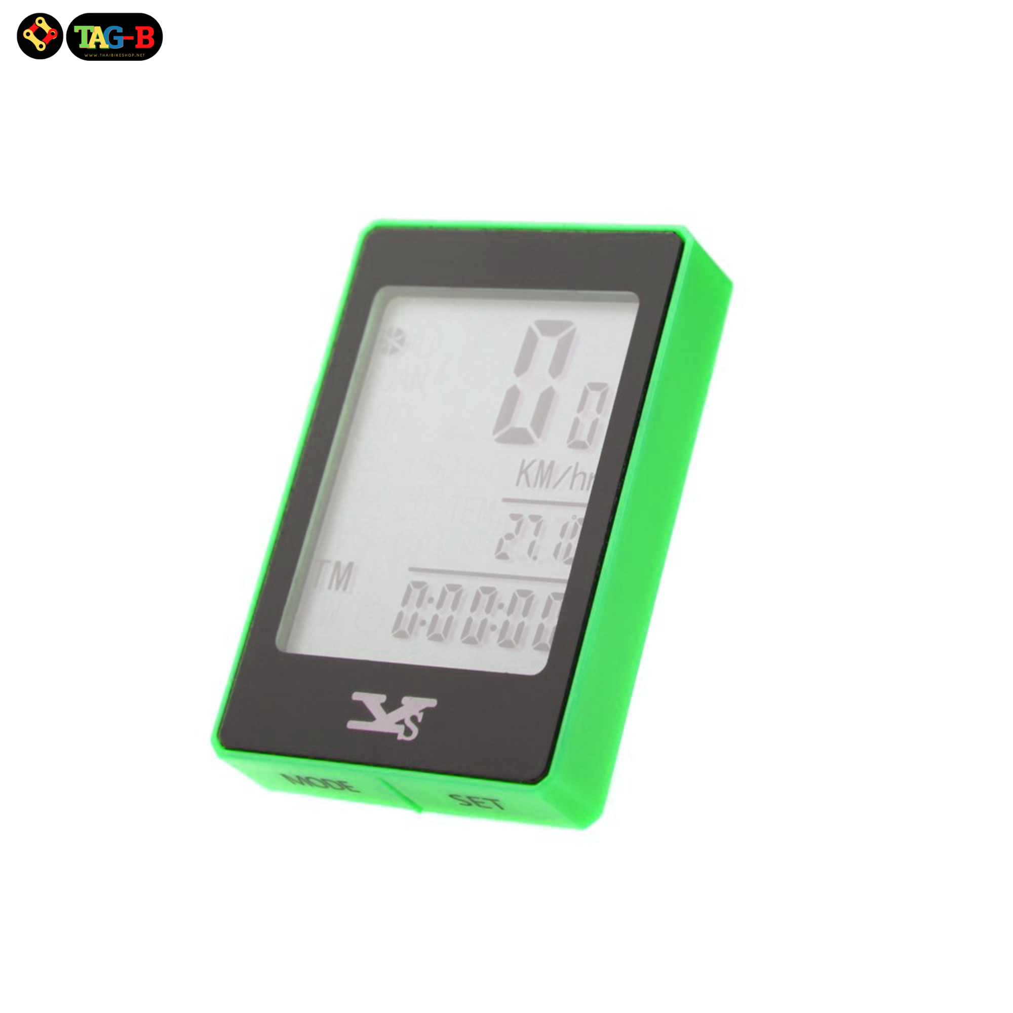 ไมล์ไร้สาย ไมล์จักรยาน YS มีไฟ เปิดไฟค้างได้