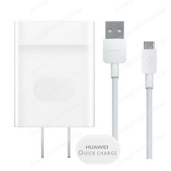 หัวชาร์จและสายชาร์จ แท้ HUAWEI (Adapter + Data Cable Quick Charge 2.0) ส่งฟรี!!