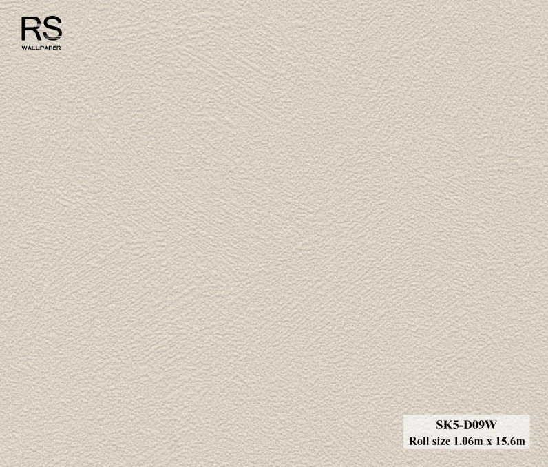 วอลเปเปอร์ สีน้ำตาลอ่อน SK5-D09W