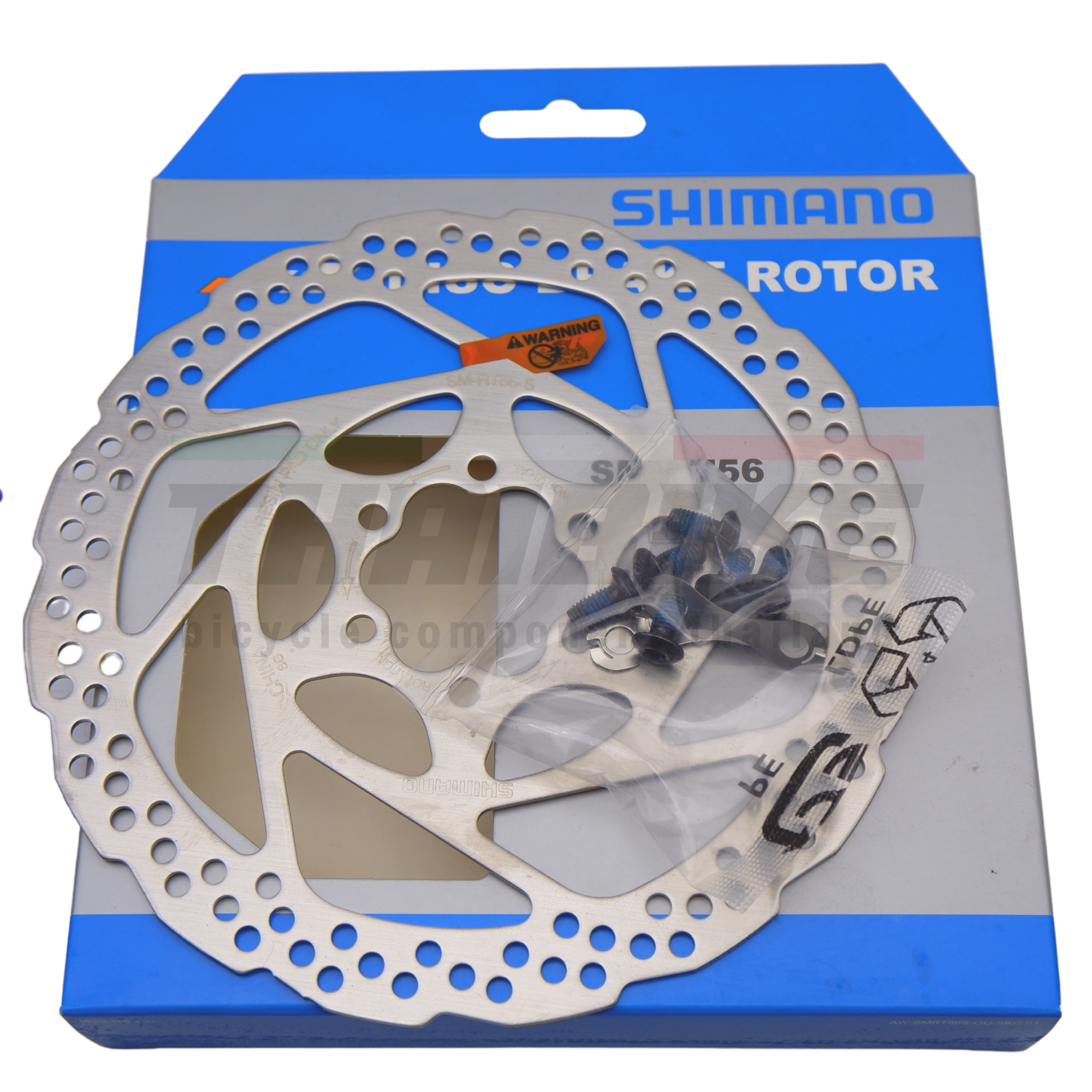 ใบดิสท์โรเตอร์จักรยาน 6 รู SHIMANO DEORE SM-RT56, 160MM มีกล่อง