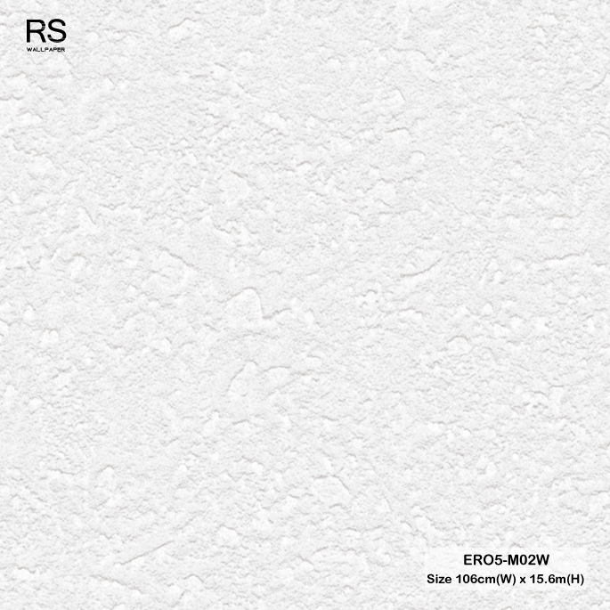 วอลเปเปอร์สีขาวอมเทาอ่อน ERO5-M02W