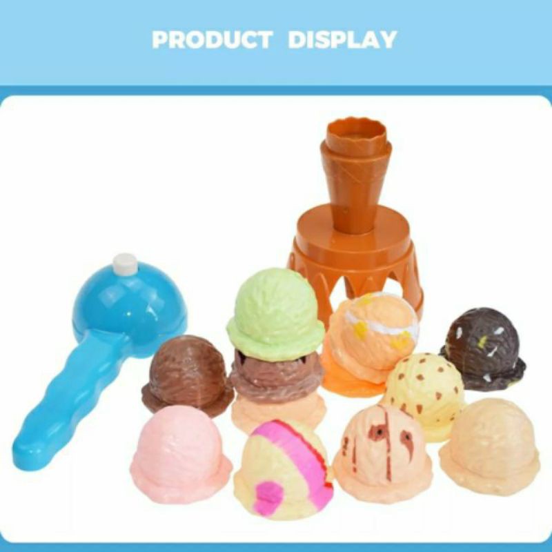 เกมตักไอติม เกมตักไอศครีม icecream tower พร้อมส่งจากไทย