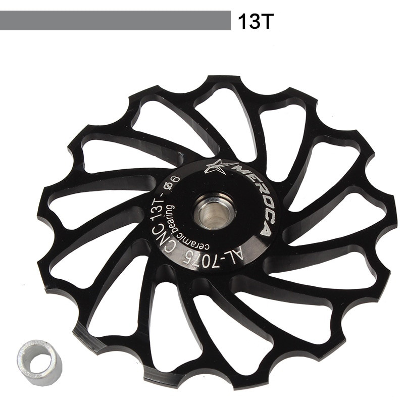 ลูกกลิ้ง ลูกรอกตีนผีหลังจักรยานแบบเซรามิค ยี่ห้อ MEROCA 11 13 ฟัน