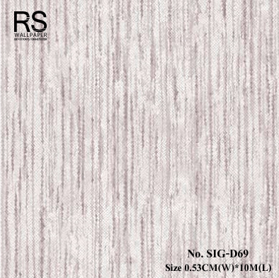 วอลเปเปอร์ โทนสีน้ำตาลปนขาว มีลายในตัว No.SIG-D69