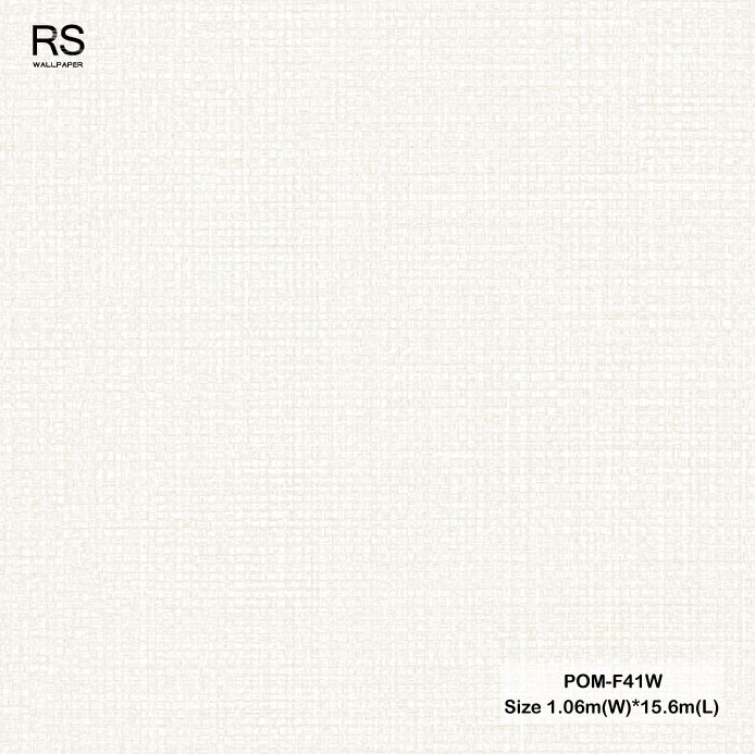 วอลเปเปอร์ สีครีมอ่อน POM-F41W