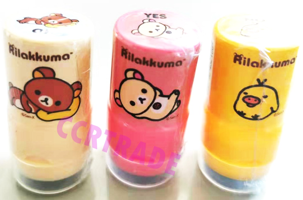 แท่งปั้มรีลัคคุมะ มีหมึกในตัว 3x5.7 ซม.(ลิขสิทธิ์แท้)