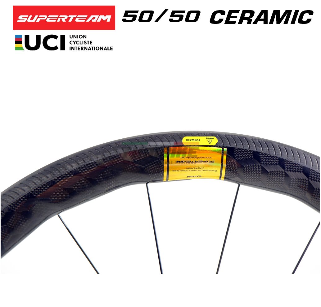 ล้อจักรยานเสือหมอบคาร์บอน SUPERTEAM CURVE PRO CERAMIC ล้อที่เร็วที่สุด