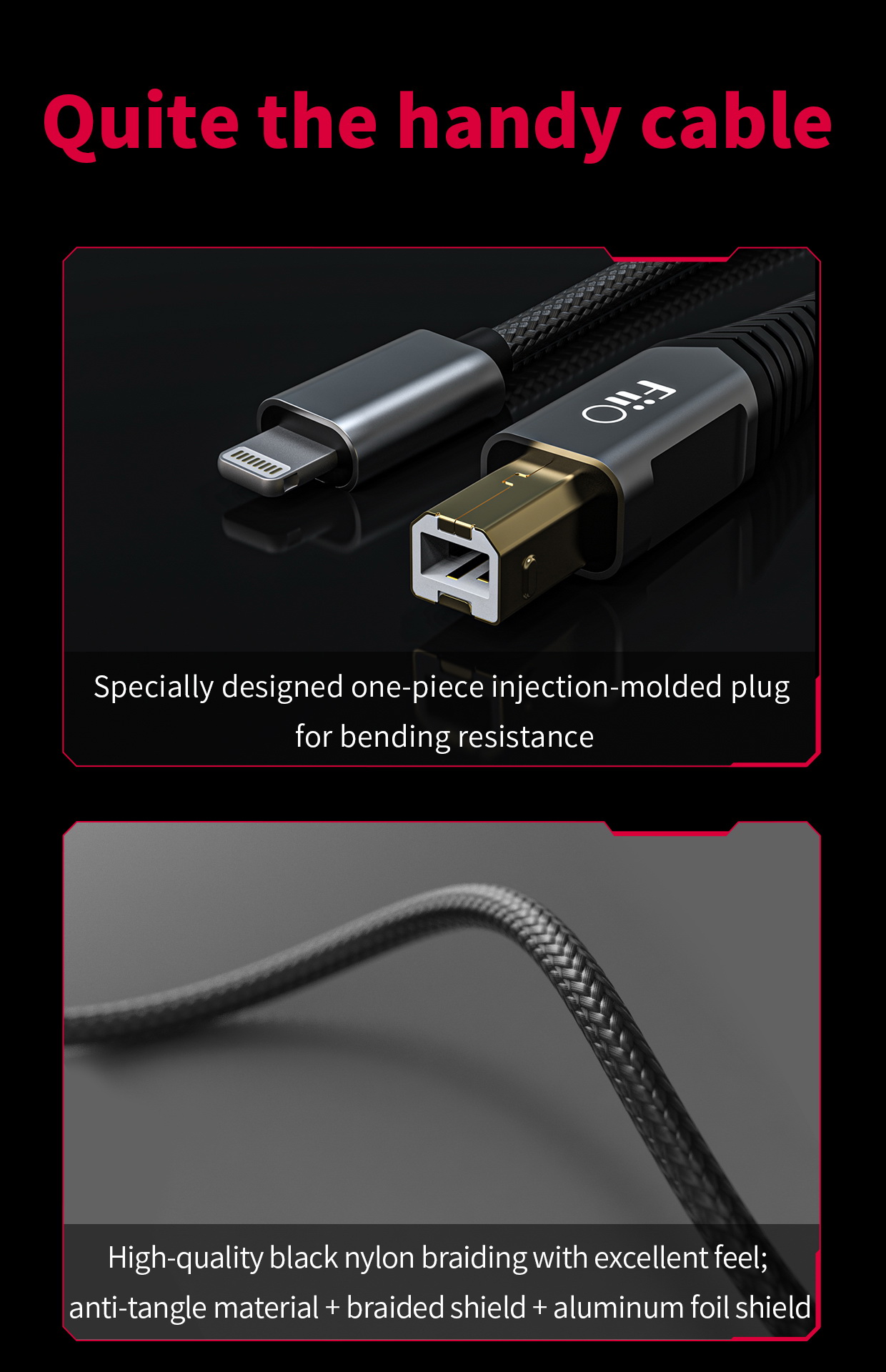 ขาย FiiO LD-TC1 สายแปลง USB Type-B เป็น Type-C ประกันศูนย์ไทย