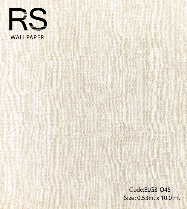 วอลเปเปอร์เทกเจอร์ผ้าพื้นสีครีมอมสีส้ม ELG3-Q45