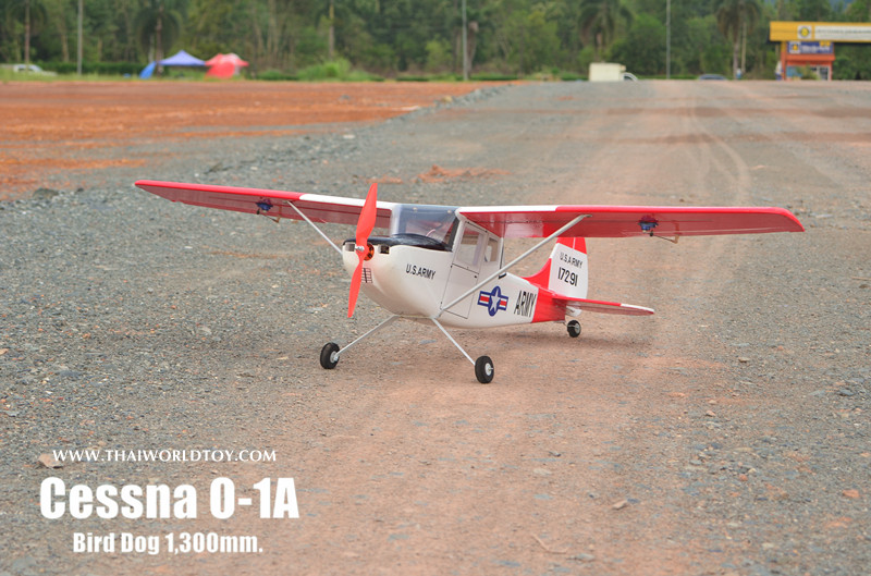 Cessna 0-1A Birddog US.ARMY 1,300MM. (ชุดPNP)