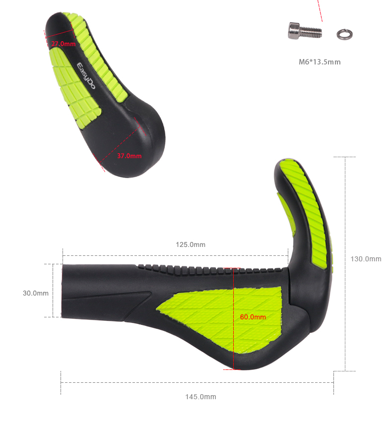 ปลอกแฮนด์จักรยานพร้อมบาร์เอนยี่ห้อ EASYDO รุ่น EGS-1