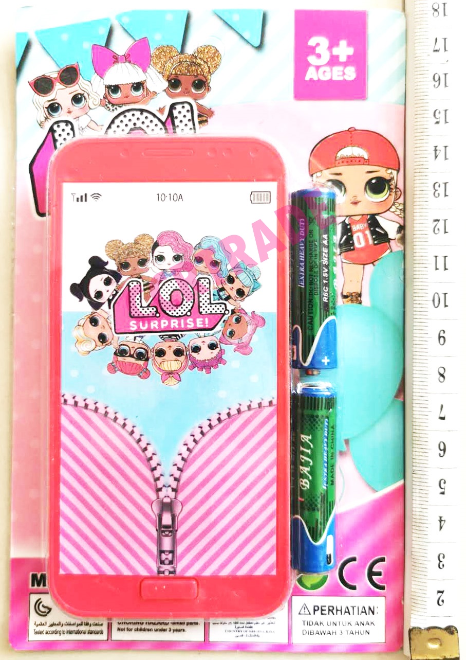 โทรศัพท์ LOL มีเสียง+ถ่านแผง 17 ซม.