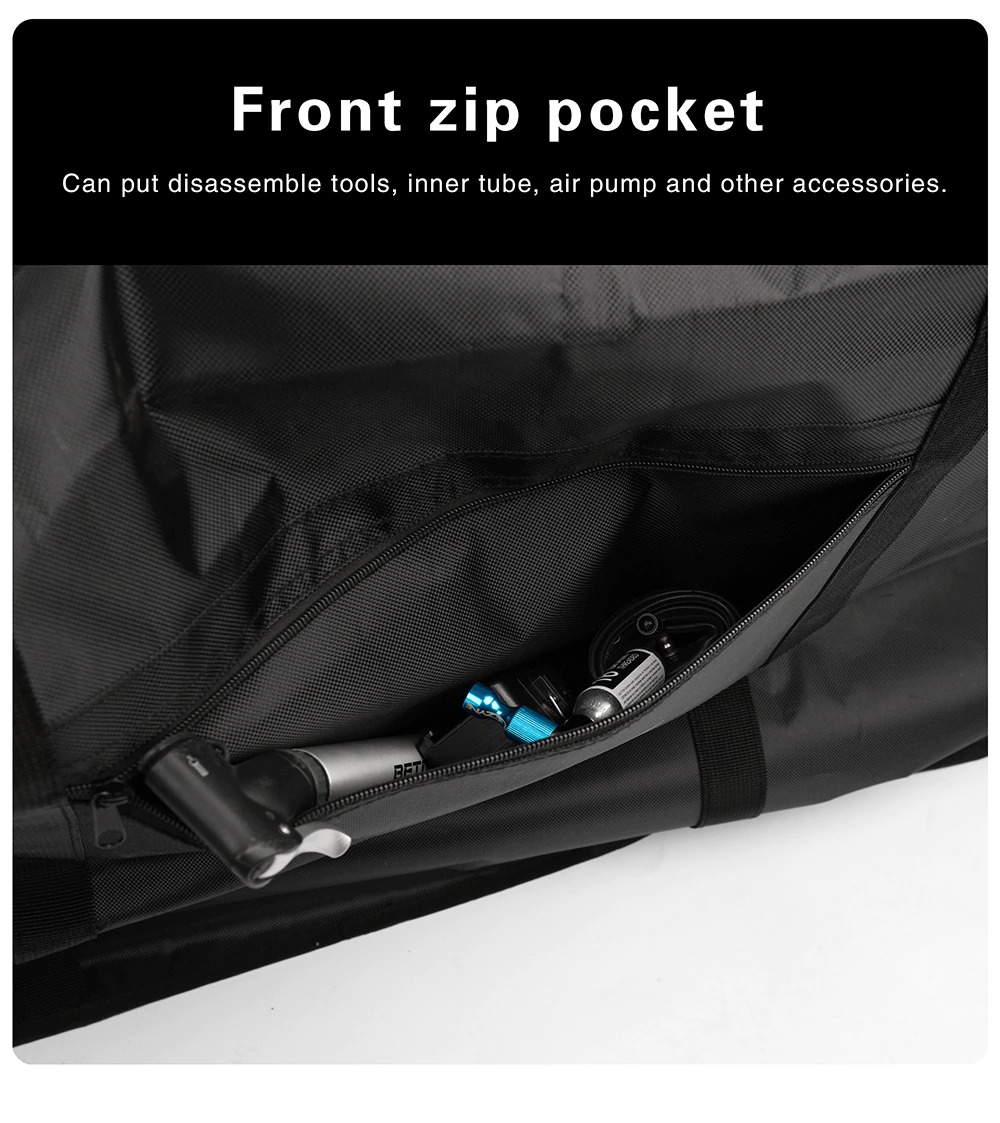 กระเป๋าใส่รถจักรยาน RHINOWALK แบบถอดล้อหน้า รองรับ 26 27.5 700C